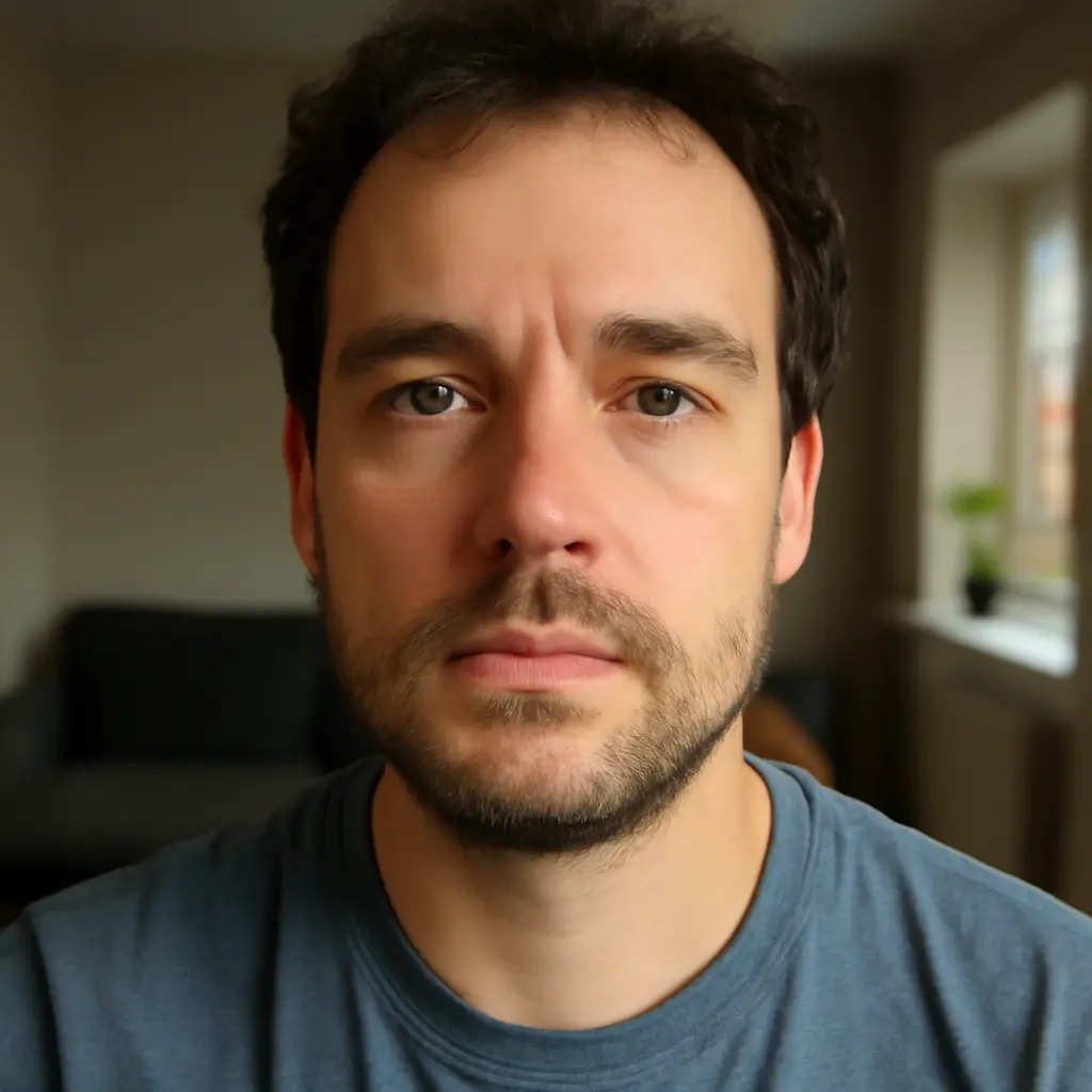 AI-generated fictional portrait