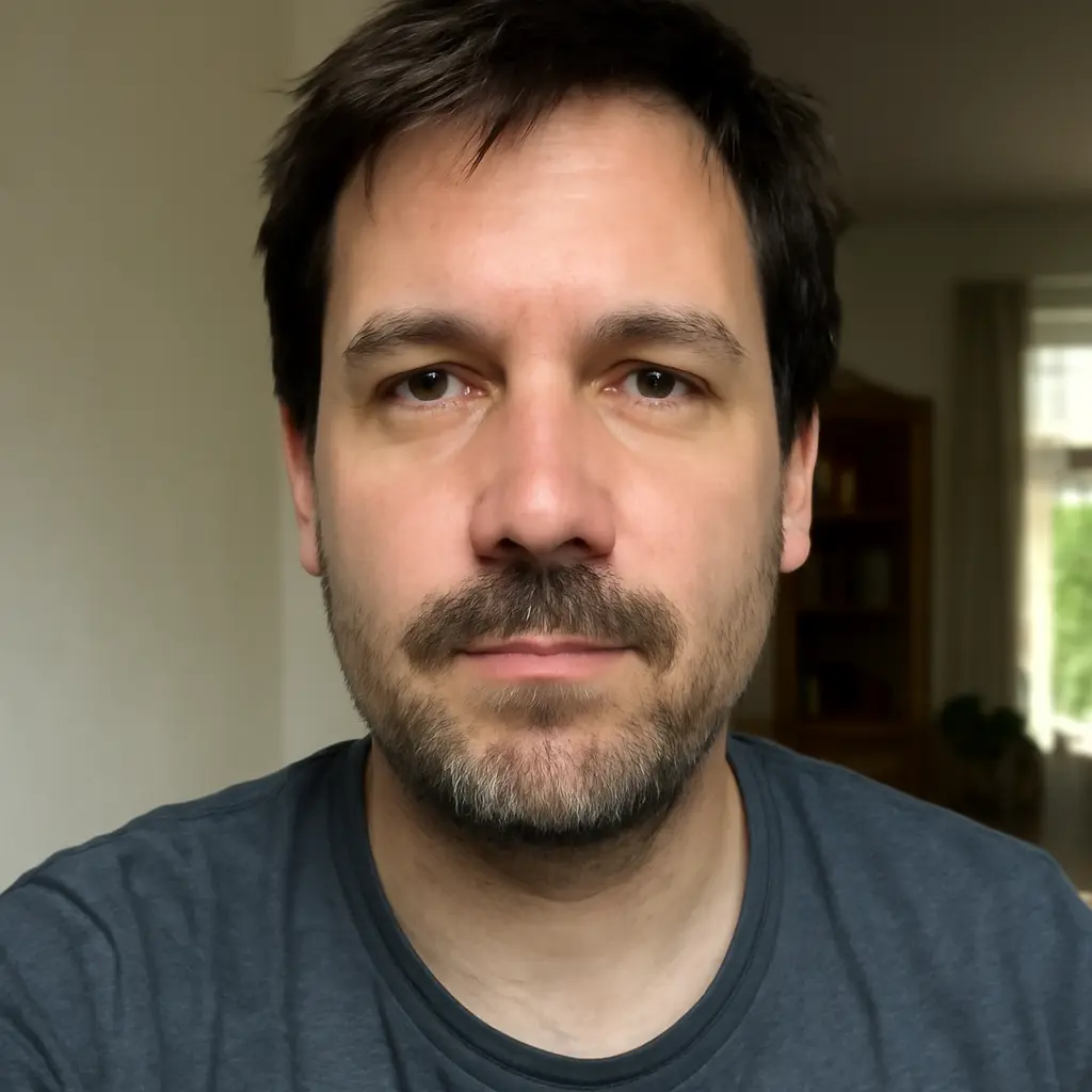 AI-generated fictional portrait